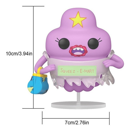 Funko Pop Hora Aventura Princesa Lumpy Grumosa Bmo Protector