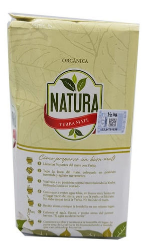 Combo Yerba Mate Orgánica Premiun Misiones Oberá