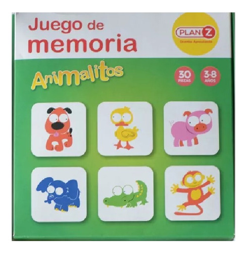 Juego De Memoria Animales - Didáctico Infantil