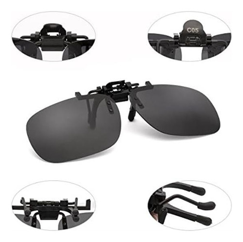 Lentes De Gafas De Sol Polarizadas Con Clip Punasi Para Ante