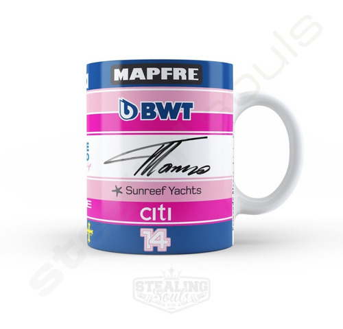 Taza Fierrera - Fernando Alonso 09 | F1 / Formula 1 / Alpine