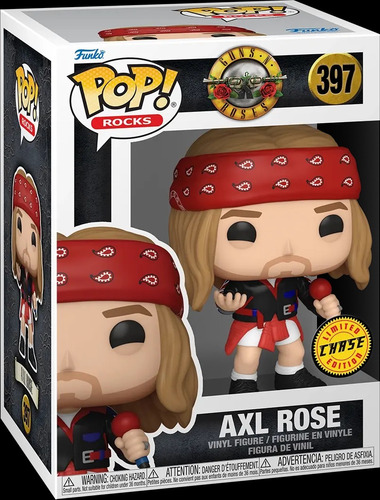 Funko Pop Rocks Nuevo Axl Rose Chase #397 Guns N Roses
