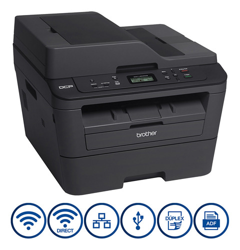 Impresora Brother Dcp-l2540dw Láser Mono Wi-fi, Dúplex