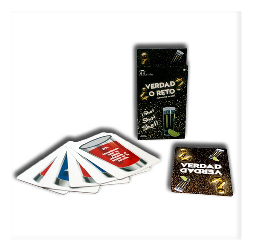 Juego De Bebida Cartas ¿verdad O Reto