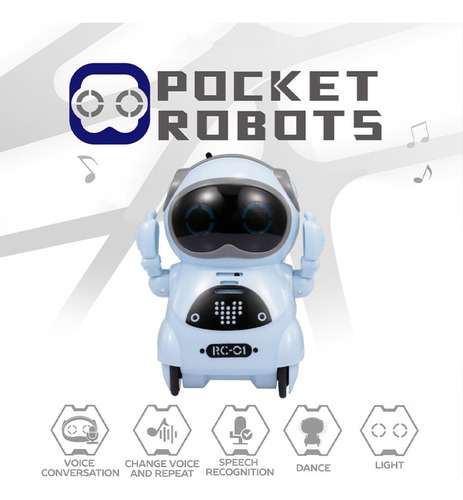 Robot Rc De Bolsillo Que Habla, Diálogo Interactivo Y Recono