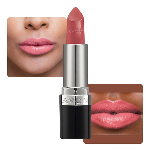 Batom Ultra Cremoso Avon Vitamina E Fps15 - Sua Cor Cor Rosa Queimado