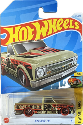 Hot Wheels 67 Chevy C10 Hw Art Cars Htb72