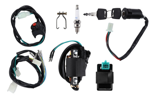 Kit De Arnés De Cableado De Bobina Cdi Spark Con Interruptor