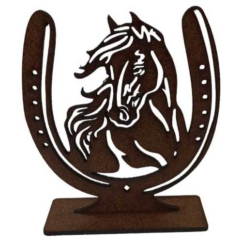 20 Centro De Mesa Cavalo Ferradura Mdf