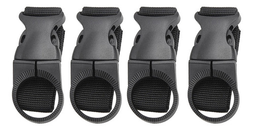 4pcs Correas De Hebilla Accesorio De Cinturón Mochila