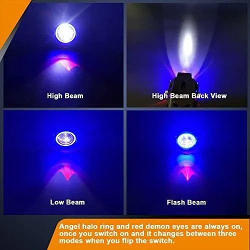 Faros Delanteros De Motocicleta Cree U7 Led,luces Antiniebla