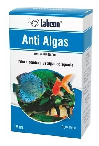 Alcon Labcon Anti Algas 15ml Elimina Alga Verde Do Aquário