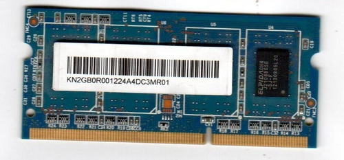 Memoria Ram Ddr3 Laptop 2 Gb Pc3 10600s-999 Ramaxel (Usado)