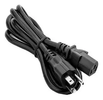 Comprar Pack Con 10 Cables De Corriente Para Impresora Monitor Pc Negro