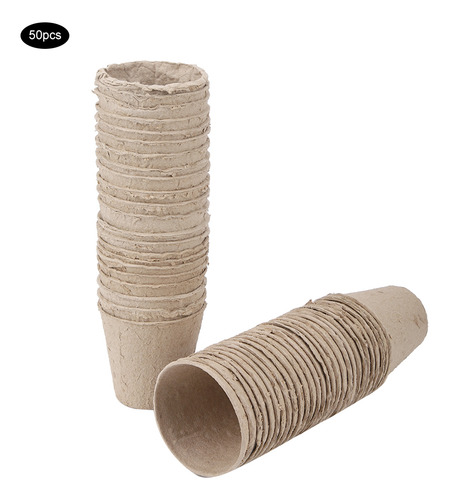Maceta De Vivero Redonda Para Plantas De Turba De Pulpa Degr