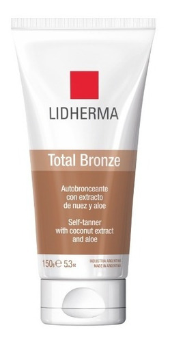 Lidherma Autobronceante Total Bronze Color Natural 