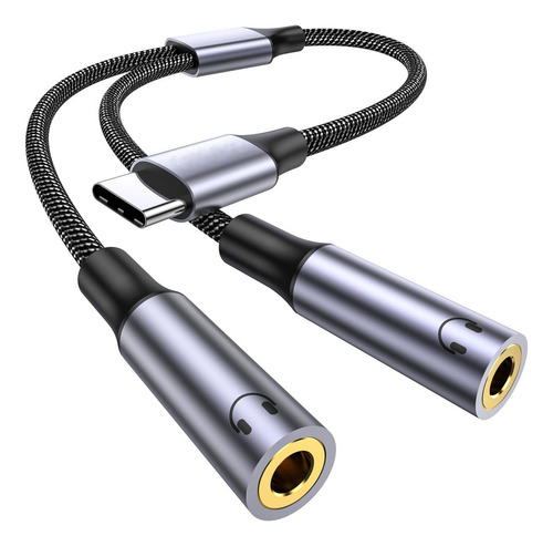 Cable Auxiliar Audio Tipo C A Conector De Auriculares De 3,5 Mm, Cables Usb C A Auxiliar Hembra De Audio Compatible Con iPhone 16/15 Pro/15 Plus/15 Pro Max/iPad Pro/macbook/samsung