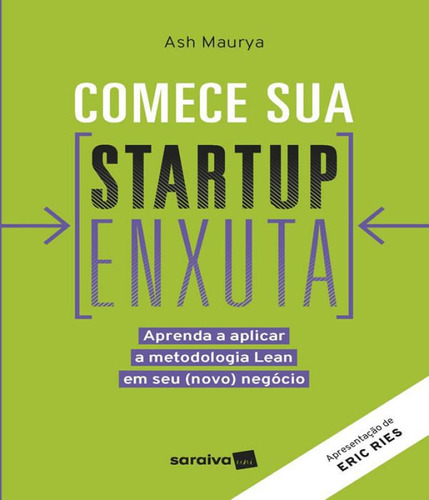 Livro Comece Sua Startup Enxuta