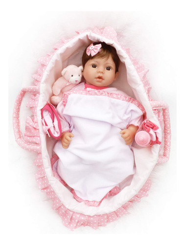 Set Muñeca Bebe Reborn Charex Realista Hecha A Mano Niñas