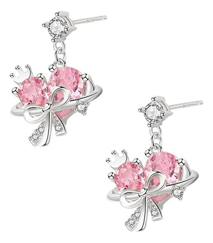 E Collar Con Colgante De Corazón Pendientes De Corazón De