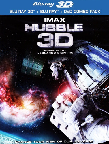 Blu Ray Imax Hubble 3d Slip Cover + Dvd (4 Discos)