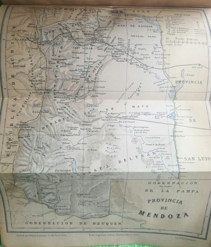 Mapa Antiguo Mendoza