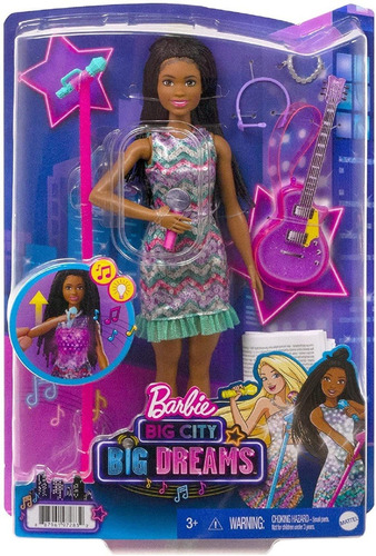 Barbie Modelo Cantante Brooklyn Big Dreams Dha