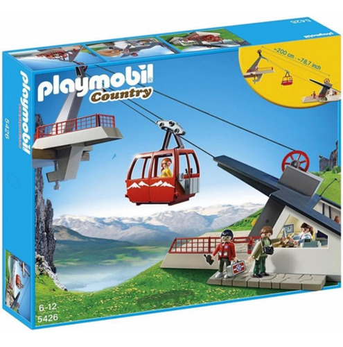 Playmobil 5426 Teleférico/gondola. Usado En Perfecto Estado