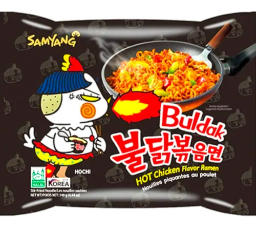 Lamen Coreano Samyang Buldak Hot Chicken 140g Ramen