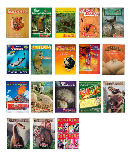 Figurinhas Avulsas Álbuns Nestlé Surpresa Vários Temas