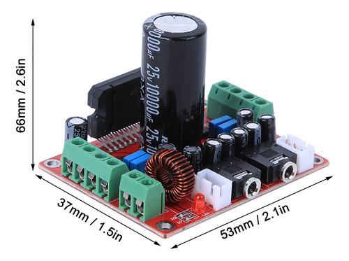 Placa Amplificadora De Carro Automobile Power Tda7850 Chip W