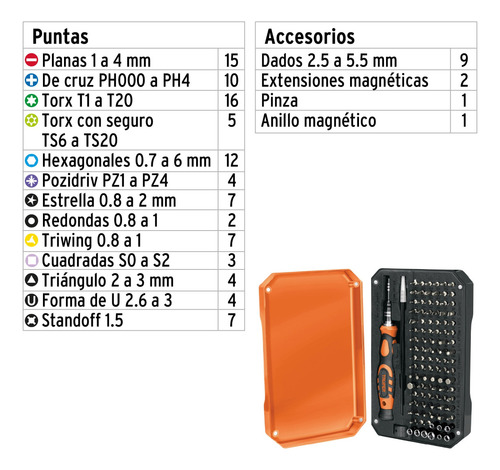 Kit Desarmadores Para Reparación iPhone 8 A 14 Triwing 106pz