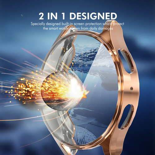 Funda De Reloj De Tpu Para Samsung Galaxy Watch 7 44 Mm/40mm