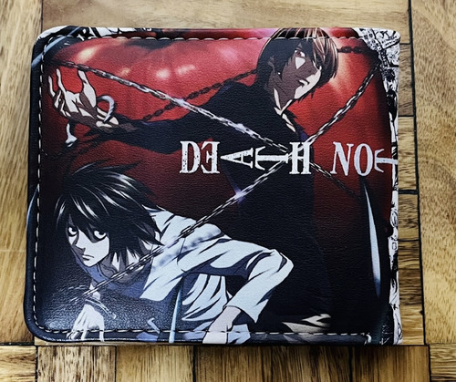 Set 3 Figuras De Death Note, Llavero De L Y Billetera (Usado)