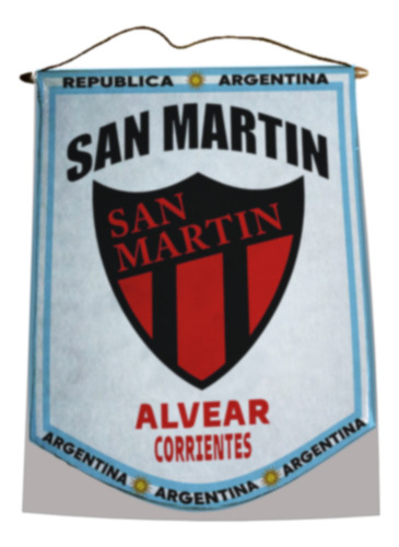 Banderin 40cm Arg Corrientes San Martin Alvear San Martin Alvear San Martin Alvear