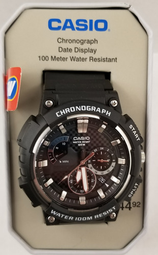 Reloj Casio Mcw200h-1av Analógico Con Cronógrafo