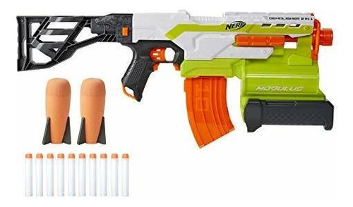 Pistola Nerf Modulus Demolisher Blaster Motorizado 2 En 1, D