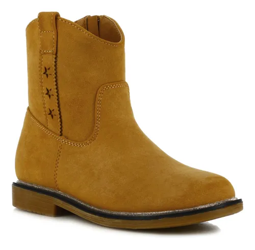 Botas De Gamuza Marrones Con Flecos Para Adolescentes