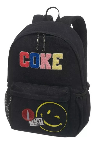 Mochila Enjoy Denim Coca Cola Bags