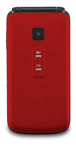 Celular Flip Vita Vermelho Dual Chip Quadriband P9021 2,4''