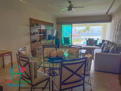 Petén 202. Departamento De Playa Con Vista Al Mar En La Mejor Zona De Acapulco Diamante