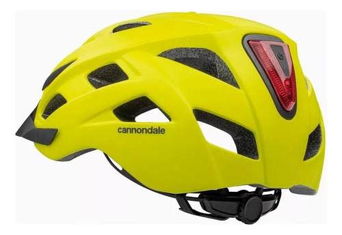 Casco Ciclismo Urbano + Luz Cannondale Quick Amarillo S/m Talle S/m 55-61cm
