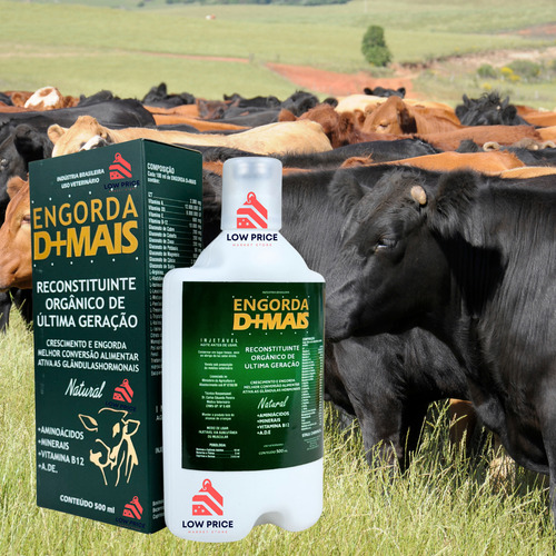 4 Unidades Promotor De Crescimento E Engordad+ 500ml Strong