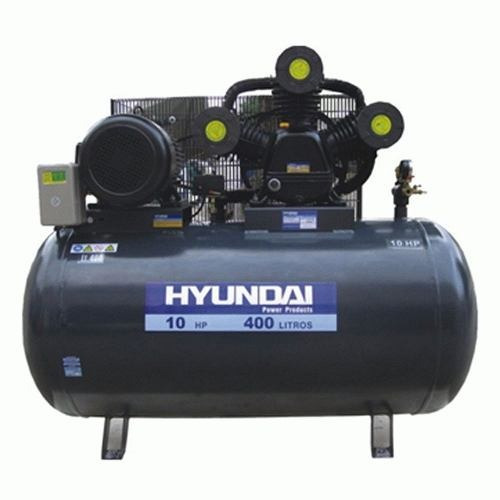 Compresor De Aire 400 Litros 10hp Trifásico Hyundai G P