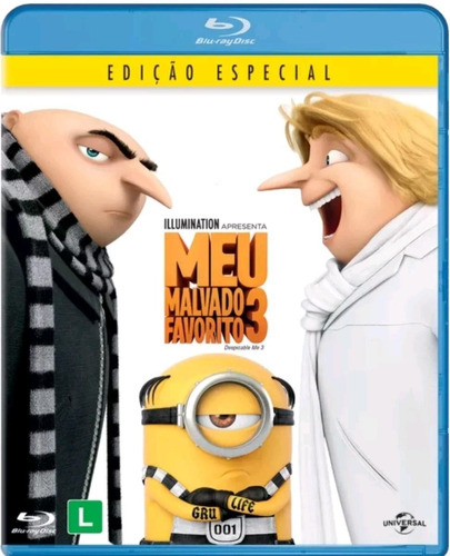 Meu Malvado Favorito 3 - Blu-ray - Gru Tem Um Irmão Gêmeo