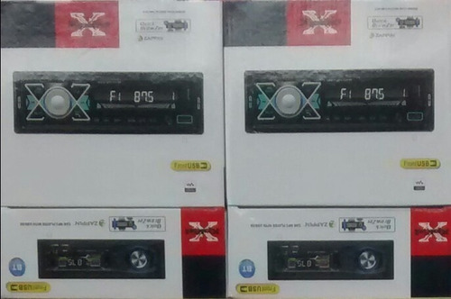 Imagen 2 de 6 de Radio Reproductor De Carro Con Mp3 Bluetooth Control Remoto