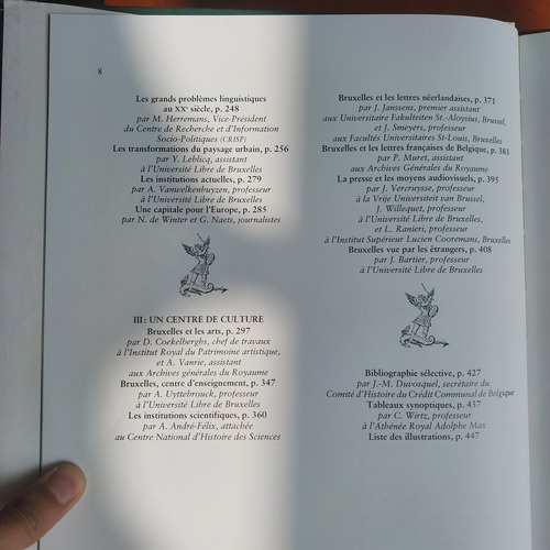 Libro Sobre Bruselas En Francés. Historia De Una Ciudad (Usado)