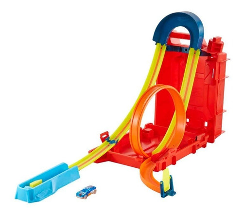 Hot Wheels Track Builder Caja Pista De Acrobacias Extrema