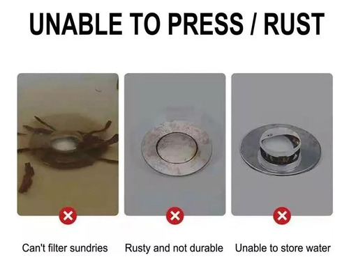 Riv Universal Lavabo NĂșcleo Rebote -filtro De Drenaje