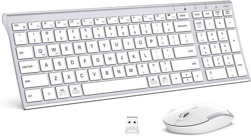 Kit Teclado Mouse Inalambrico Para Macbook Windows Android